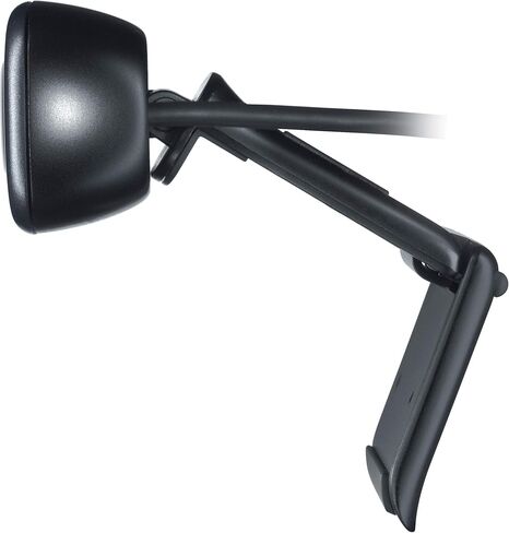 Logitech C310 HD Webcam, 720p/30fps, Widescreen HD Video Calling, HD Light Correction, Noise-Reducing Mic, For Skype, FaceTime, Hangouts, WebEx, PC/Mac/Laptop/Macbook/Tablet - Black in Saudi Arabia