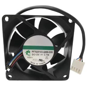 PF70251VX-Q000-S99 مروحة 7cm لـ 12V 3.7W 7025 70x70x25mm 4-wire مروحة التبريد in Kuwait