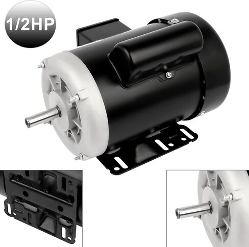 محرك كهربائي 2 HP محرك أحادي الطور 3450 دورة في الدقيقة 56 إطار 5/8 بوصة عمود 115/230 فولت TEFC CW/CCW in Saudi Arabia