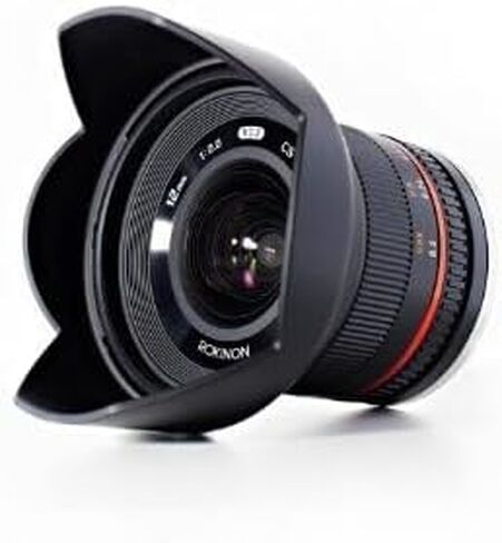Rokinon RK12M-MFT-SIL 12mm F2.0 عدسات بزاوية واسعة للغاية لكاميرات Olympus/Panasonic Micro 4/3 in Kuwait