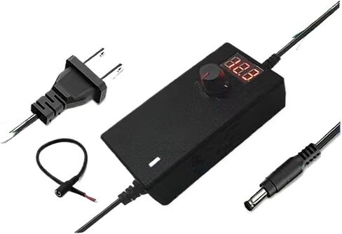 3-12V5A-24V3A محرك ، مضخة المياه ، مروحة ، شريط ضوء LED ، الجهد القابل للتعديل ، السرعة وإمدادات الطاقة التعتيم (3-24V-3A مع العرض) in Kuwait