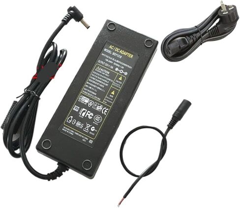 12V 10A Power Adapter car Vacuum Cleaner Refrigerator Motor Water Pump air Pump Power Supply 120W(12V-5A) in Saudi Arabia