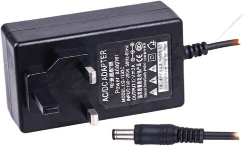 12V 3A British Power Adapter Monitoring LED Light Strip Light Box LCD Monitor Power Supply in Saudi Arabia