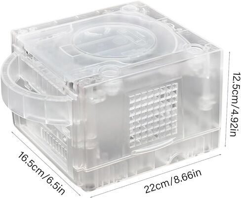 فيديو ألعاب الفيديو Console Shockproof Shell لاستبدال وحدة التحكم Clear Box Effects مقاومات قذيفة ألعاب ملحق Gamecube NGC in Kuwait