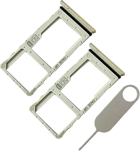 2X SIM Card Tray Slot Holder Micro SD Tray Replacement Parts for Motorola Moto G Stylus 5G 2022 XT2215 (Gold) in Saudi Arabia