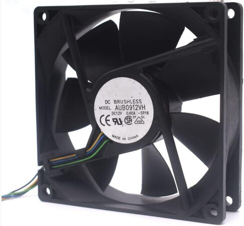 لـ AUB0912VH 12V 0.60A 7.2W 3800RPM 67.8CFM 45DBA 92X92X25MM 4-WARE مروحة التبريد in Saudi Arabia
