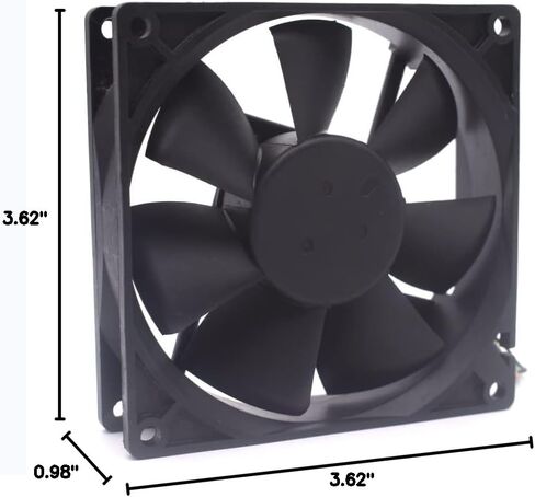 لـ AUB0912VH 12V 0.60A 7.2W 3800RPM 67.8CFM 45DBA 92X92X25MM 4-WARE مروحة التبريد in Saudi Arabia