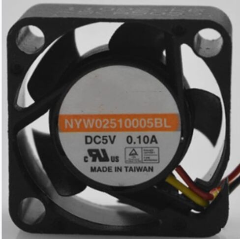for NYW02510005BL 5V 0.1A 0.4W 7200RPM 25X25X10MM 3-Wire Cooling Fan in Saudi Arabia