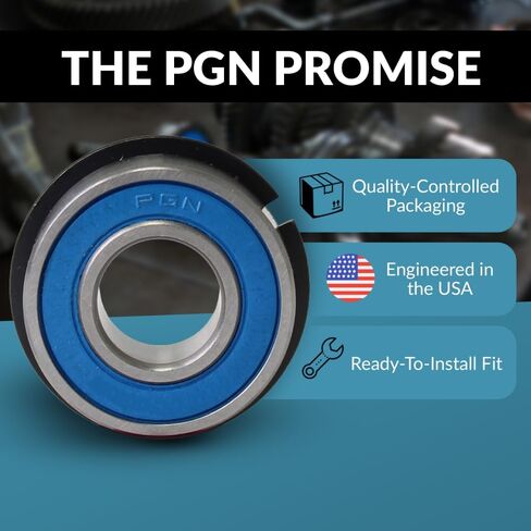 (10 Qty) PGN - 99502HNR Snap Ring & Sealed Ball Bearing - 5/8"x1-3/8"x7/16" - Replacement for Go Kart - Wheel Hub - Mini Bikes and Lawn Mowers in Saudi Arabia