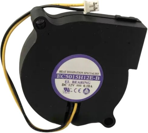 EC5015H12E-B Fan 5CM for 12V 0.18A 5015 50X50X15MM 2-Wire Cooling Fan in Saudi Arabia
