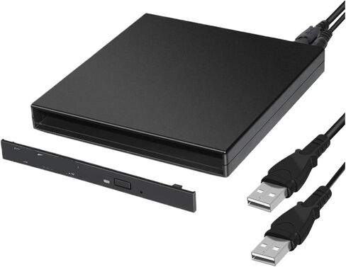 External DVD RW Enclosure Case USB 2.0 Slot in DVD 12.7mm IDE Case for Optical Drive in Saudi Arabia