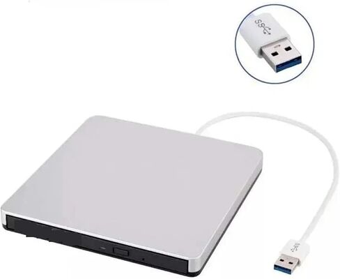 محمول USB 3.0 CD/DVD RW الكاتب قارئ مشغل محرك أقراص بصري مع صينية وكابلات in Saudi Arabia