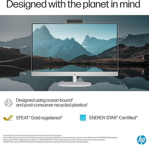 HP 27 بوصة الكمبيوتر المكتبي الكل في واحد-Intel 12-Cores Ultra 7-155u • 32GB DDR5 RAM ، 2TB SSD • عرض الشاشة التي تعمل باللمس FHD • Intel UHD Graphics • Windows 11 Pro • Wi-Fi 6 • HDMI in Saudi Arabia