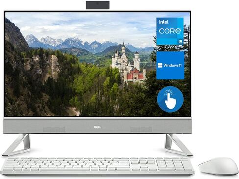 Dell Inspiron 27 "شاشة تعمل باللمس All-in-One-شاشة IPS 27" FHD ، Intel 10-Core 7 150U ، NVIDIA GEFORCE MX570A ، WI-FI 6E ، Windows 11 Pro PC للأعمال ، برنامج تشغيل DVD الخارجي | 32 جيجابايت ذاكرة الوصول العشوائي + 1 تيرابايت SSD in Saudi Arabia