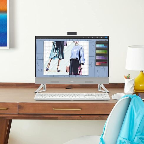 Dell Inspiron 27 "شاشة تعمل باللمس All-in-One-شاشة IPS 27" FHD ، Intel 10-Core 7 150U ، NVIDIA GEFORCE MX570A ، WI-FI 6E ، Windows 11 Pro PC للأعمال ، برنامج تشغيل DVD الخارجي | 32 جيجابايت ذاكرة الوصول العشوائي + 1 تيرابايت SSD in Saudi Arabia