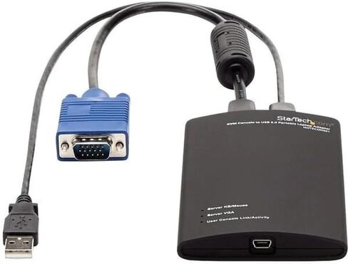 STARTECH KVM Console إلى USB 2.0 محول Crash Crash Crash Portable [Notecons01] in Saudi Arabia