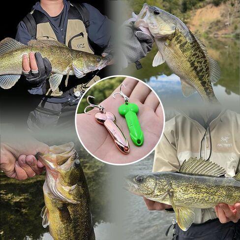5Pcs Funny Fishing Lures for Men Freshwater Saltwater Fishing Equipment Fishing Spinner Baits for Bass/Trout Gag Gift for Valentine's Day, White Elephant Festival Father's Day in Saudi Arabia