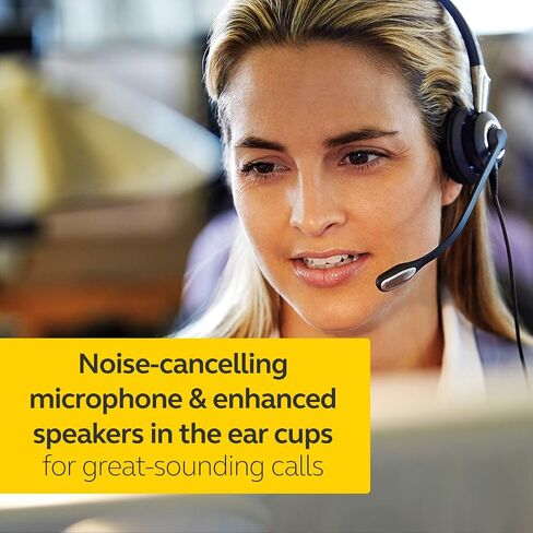 JABRA 2400 II USB DUO CC Wired Headset for Softphone مع ميكروفون إلغاء الضوضاء ، محسّن للاتصال الموحد (متجدد) in Saudi Arabia