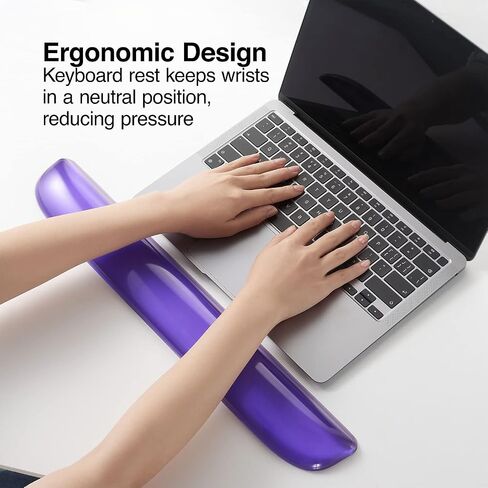 Staples 811737 Gel Wrist Rest Blue Crystal (18258) in Saudi Arabia