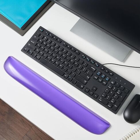 Staples 811737 Gel Wrist Rest Blue Crystal (18258) in Saudi Arabia