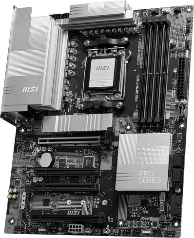 MSI PRO X870-P WiFi V1 ProSeries Motherboard (AMD Ryzen 9000/8000/7000 Series Processors, AM5, DDR5, PCIe 5.0, M.2 Gen5, SATA 6Gb/s, USB 40Gbps, HDMI/DP, Wi-Fi 7, Bluetooth 5.4, 5Gbps LAN, ATX) in Saudi Arabia