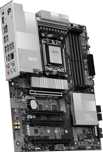 MSI PRO X870-P WiFi V1 ProSeries Motherboard (AMD Ryzen 9000/8000/7000 Series Processors, AM5, DDR5, PCIe 5.0, M.2 Gen5, SATA 6Gb/s, USB 40Gbps, HDMI/DP, Wi-Fi 7, Bluetooth 5.4, 5Gbps LAN, ATX) in Saudi Arabia