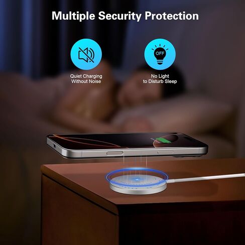 Magnetic Wireless Charger 6FT 15W Apple MagSafe Charger Fast Charging Pad & USB C Fast Chargers Block,Quick Mag-Safe Chargers for iPhone 16 ProMax/16 Pro/16e/15 ProMax/15 Plus/14/13/12/AirPods 3/2/Pro in Saudi Arabia