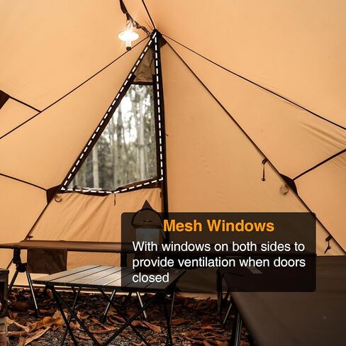 خيمة onetigris ash canopy hammock الساخنة ، خيمة واسعة مقاومة للماء 4 موسم مع أعمدة للتخييم ، المشي لمسافات طويلة ، bushcrafting ، البقاء على قيد الحياة ، رحلات السيارات in Saudi Arabia