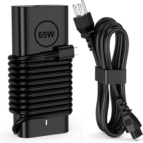 65W USB C شاحن الكمبيوتر المحمول متوافق مع Dell XPS 13 Chromebook 3100 3110 Latitude 5420 5410 5430 5450 5540 7410 7420 7440 9350 9380 9360 DA65NM190 LA65NM190 Computer AC Adapter in Kuwait
