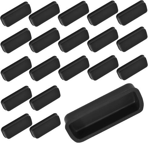 BNC-A Plug Protective Cover 20 Pcs Anti-Dust Protector Caps, Plug Protector Caps for BNC-A Female Ports and Computers Black Silica Gel in Saudi Arabia