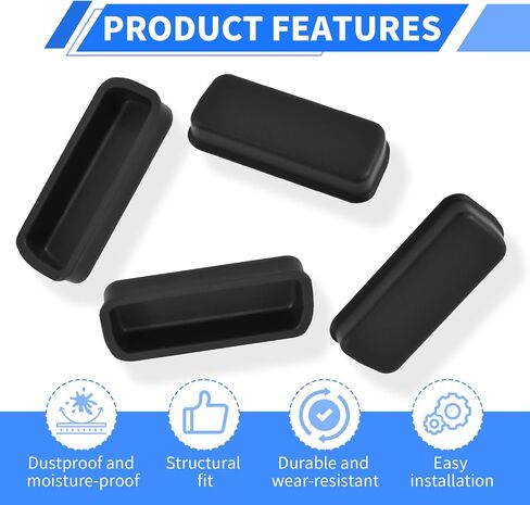 BNC-A Plug Protective Cover 20 Pcs Anti-Dust Protector Caps, Plug Protector Caps for BNC-A Female Ports and Computers Black Silica Gel in Saudi Arabia