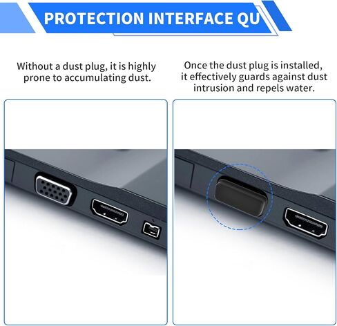 BNC-A Plug Protective Cover 20 Pcs Anti-Dust Protector Caps, Plug Protector Caps for BNC-A Female Ports and Computers Black Silica Gel in Saudi Arabia