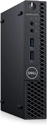 Dell Optiplex 3070 Micro Tower Desktop | CORE I5-9500T - محرك أقراص ثابتة 512GB SSD - ذاكرة الوصول العشوائي 16 جيجابايت | 6 النوى @ 3.7 جيجا هرتز Windows 11 Pro Black (متجدد) in Kuwait