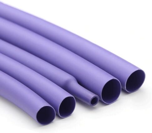 أنبوب تقلص الحرارة الأرجواني 2: 1 غلاف الكبل الحراري البولي أوليفين ، يتقلص ، لارتفعات توصيل السلك ، تتقلص أنابيب (3.5 ملم)) in Kuwait