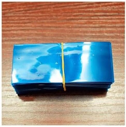 100pcs PVC Heat Shrinkable Sleeve Package Shrink Film, for Battery Outer Packaging Tube Film(Green) in Kuwait