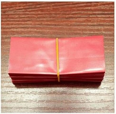 100pcs PVC Heat Shrinkable Sleeve Package Shrink Film, for Battery Outer Packaging Tube Film(Green) in Kuwait