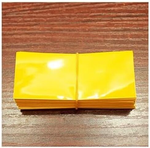 100pcs PVC Heat Shrinkable Sleeve Package Shrink Film, for Battery Outer Packaging Tube Film(Green) in Kuwait