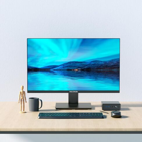 Mini PC Windows 11 pro Mini Computer i5-12450H(8C/12T, up to 4.4GHz), 16GB DDR4 512GB M.2 PCIe4.0 SSD Micro PC Support 4K Quadruple Display, Mini Desktop Computer for Games Office Home School in Kuwait