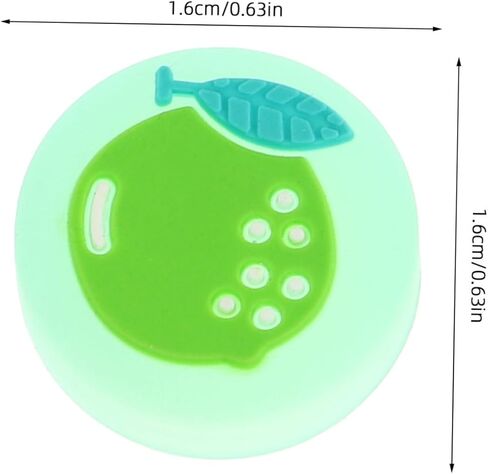 ARTIBETTER 4pcs Switch Thumb Grip Caps Luminous Fruit Design Joystick Covers for Controller Dark Ergonomic Protective in Saudi Arabia