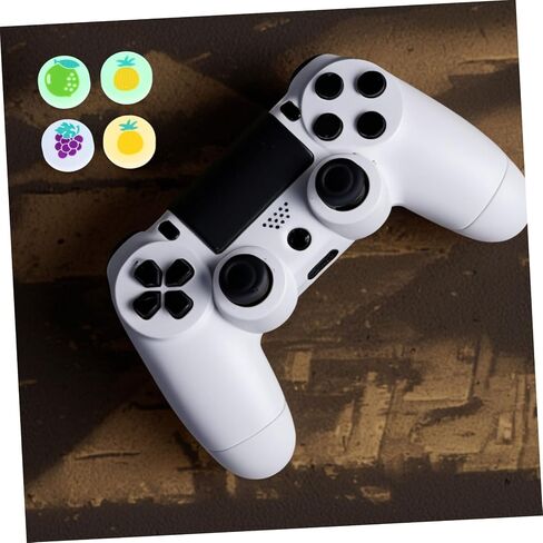 ARTIBETTER 4pcs Switch Thumb Grip Caps Luminous Fruit Design Joystick Covers for Controller Dark Ergonomic Protective in Saudi Arabia