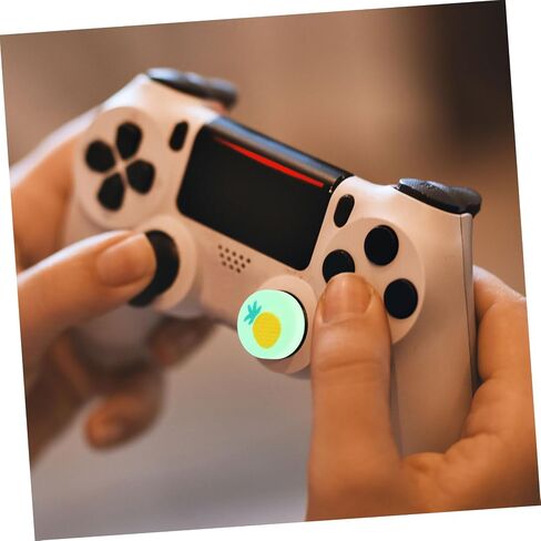 ARTIBETTER 4pcs Switch Thumb Grip Caps Luminous Fruit Design Joystick Covers for Controller Dark Ergonomic Protective in Saudi Arabia