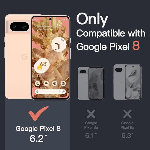 Jetech Case لـ Google Pixel 7 ، غطاء مصد هاتفي مقاوم للصدمات ، واضطراب مضاد للخلع Clear Back (Clear) in Saudi Arabia