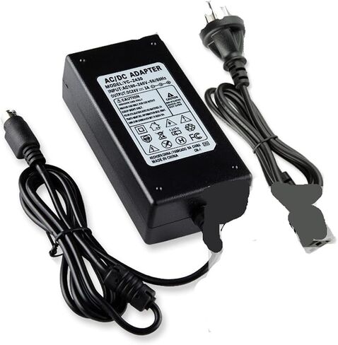 مناسب لـ GP-1124T Barcode Printer Label Power Cord Adapter Three-Do-Doy 24V 3A in Saudi Arabia