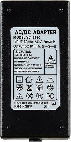 مناسب لـ GP-1124T Barcode Printer Label Power Cord Adapter Three-Do-Doy 24V 3A in Saudi Arabia