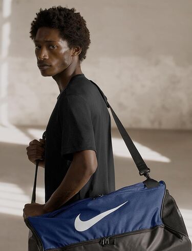 Nike Brasilia 9.5 Training Duffel Bag in Red/University Red Polyester in Saudi Arabia