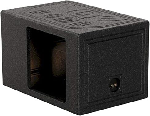 Rockville RQB12 SQ 1.8 Cu Ft Single 12" Side Ported Sub Box Enclosure for Kicker Solo Baric L7S/L7R, MDF, Durable Bedliner Finish, Precision Fit, for Car Audio Enthusiasts in Saudi Arabia