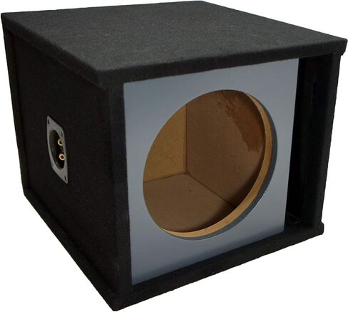 American Sound Connection Car Audio Single 10" Slot Vented Paintable Baffle Stereo Sub Box Enclosure in Saudi Arabia