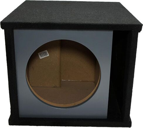 American Sound Connection Car Audio Single 10" Slot Vented Paintable Baffle Stereo Sub Box Enclosure in Saudi Arabia