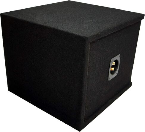 American Sound Connection Car Audio Single 10" Slot Vented Paintable Baffle Stereo Sub Box Enclosure in Saudi Arabia