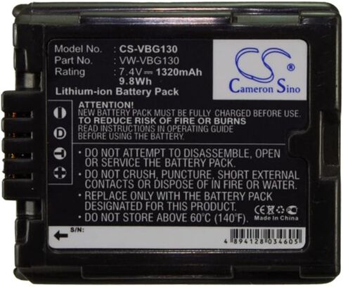 VI VINTRONS Battery for PANASONIC AG-HMC151, AG-HMC41, AG-HMC70, AG-HMC71, AG-HSC1, in Saudi Arabia